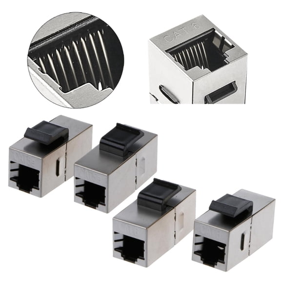 RJ45 Ethernet Cables Module Plug Connector RJ-45 Shielded Cat6 Module Keystone Cable Office