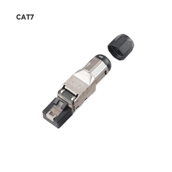 Blarkrus RJ45 Shielded Connector CAT6A, 10 Gigabit Industrial Ethernet Plug, for High-Speed Network Cabling Setup and Daily, Multicolor