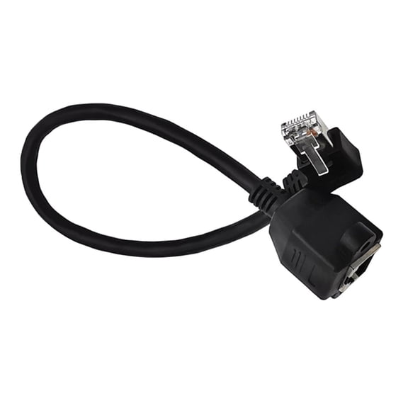 RJ45 Ethernet Extension Cable with Space Saving 90Degree Designing Cord Left/Right/Up/Down Elbowed Line