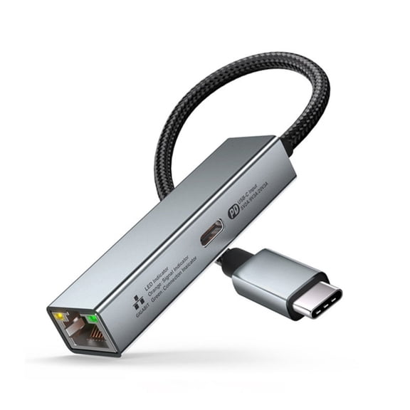 RJ45 Ethernet LAN Networking Adapter USB Cto Ethernet Adapter USB/Type C to RJ45
