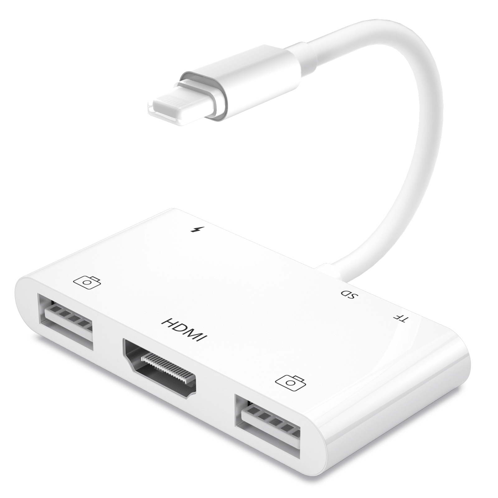RJ45 Lightning to HDMI Adapter 1080P HD Network LAN Wired