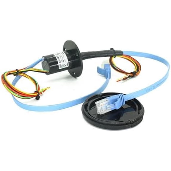 RJ45 Ethernet Slip Ring Connector 1 Channel 1000BaseT 6 Circuits 2A 2 rj45-ethernet-slip-ring-connector-1-channel-1000baset-6-circuits-2a-2