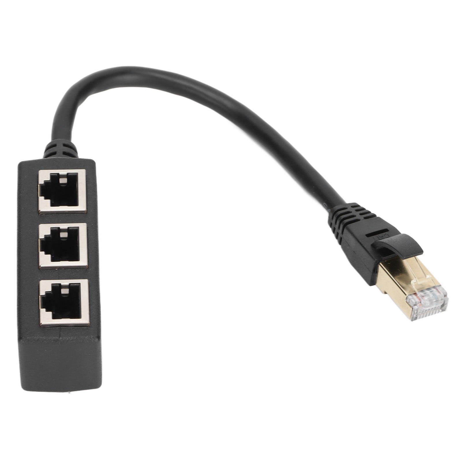RJ45 Splitter Cable, 1 Male To 3 Female RJ45 Splitter Adapter, 1 To 3 Port RJ45