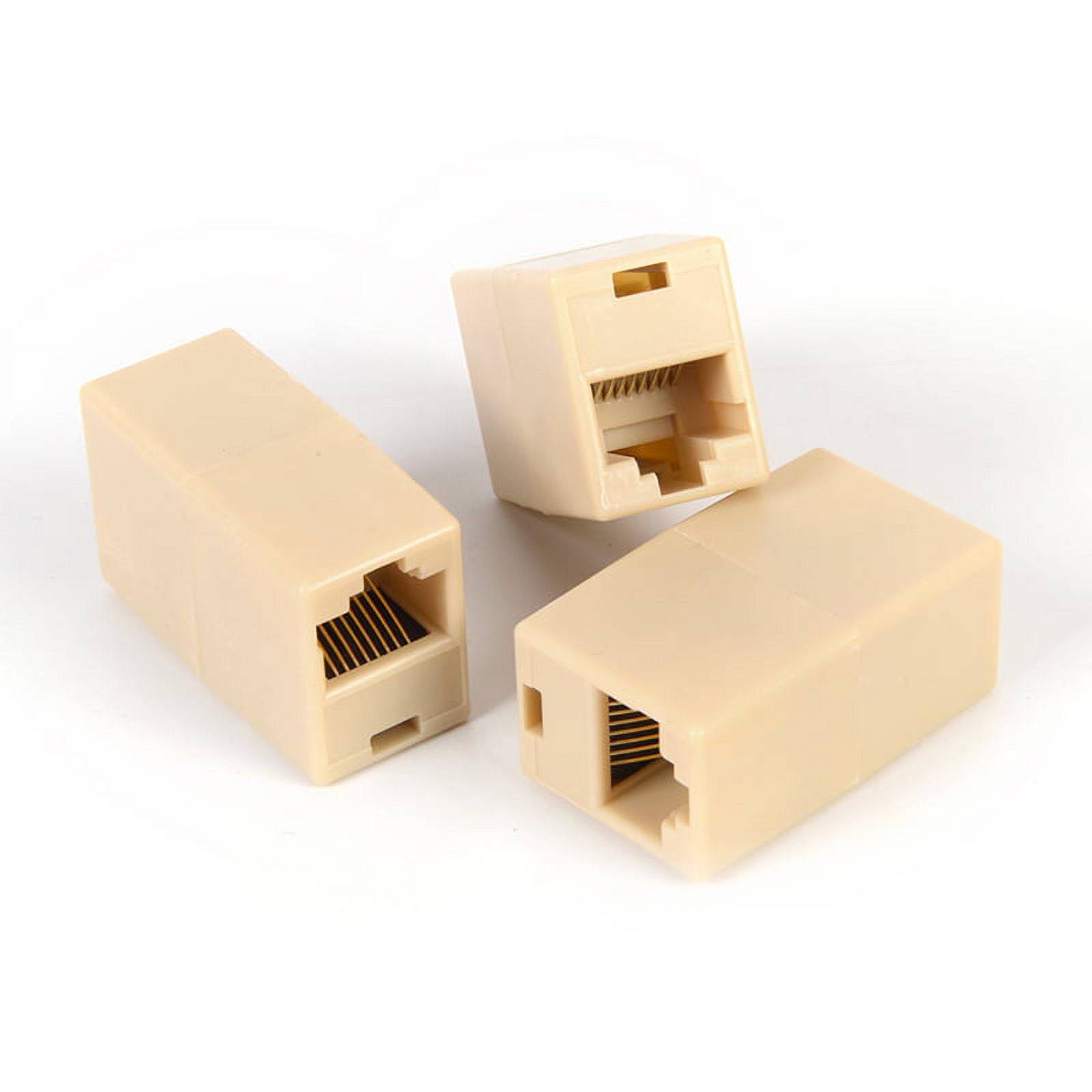 RJ45 LAN Network Cable Coupler Female Joiner Cat 5e Cat 6