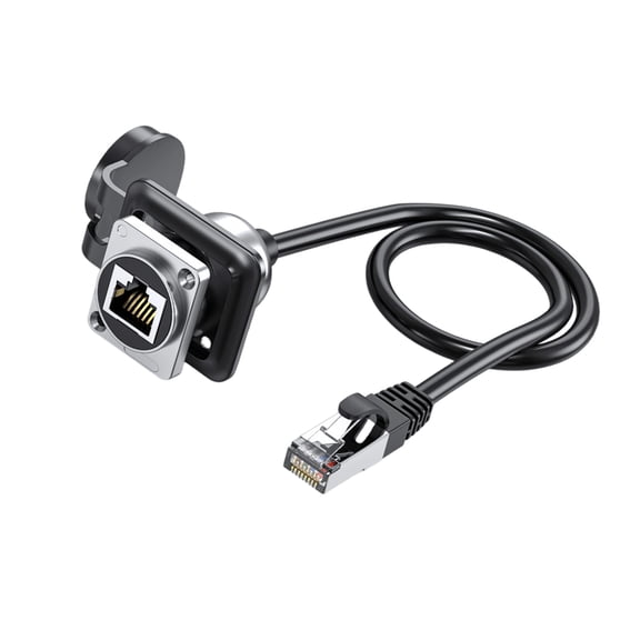 RJ45 Male to Female Ethernet Adapter Cable RJ45 Cat6A Extension Patching Cable Extender for Laptop Accessories