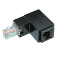 RJ45 Male to Female Adapter Network Extender 90 Degree Bend Up
