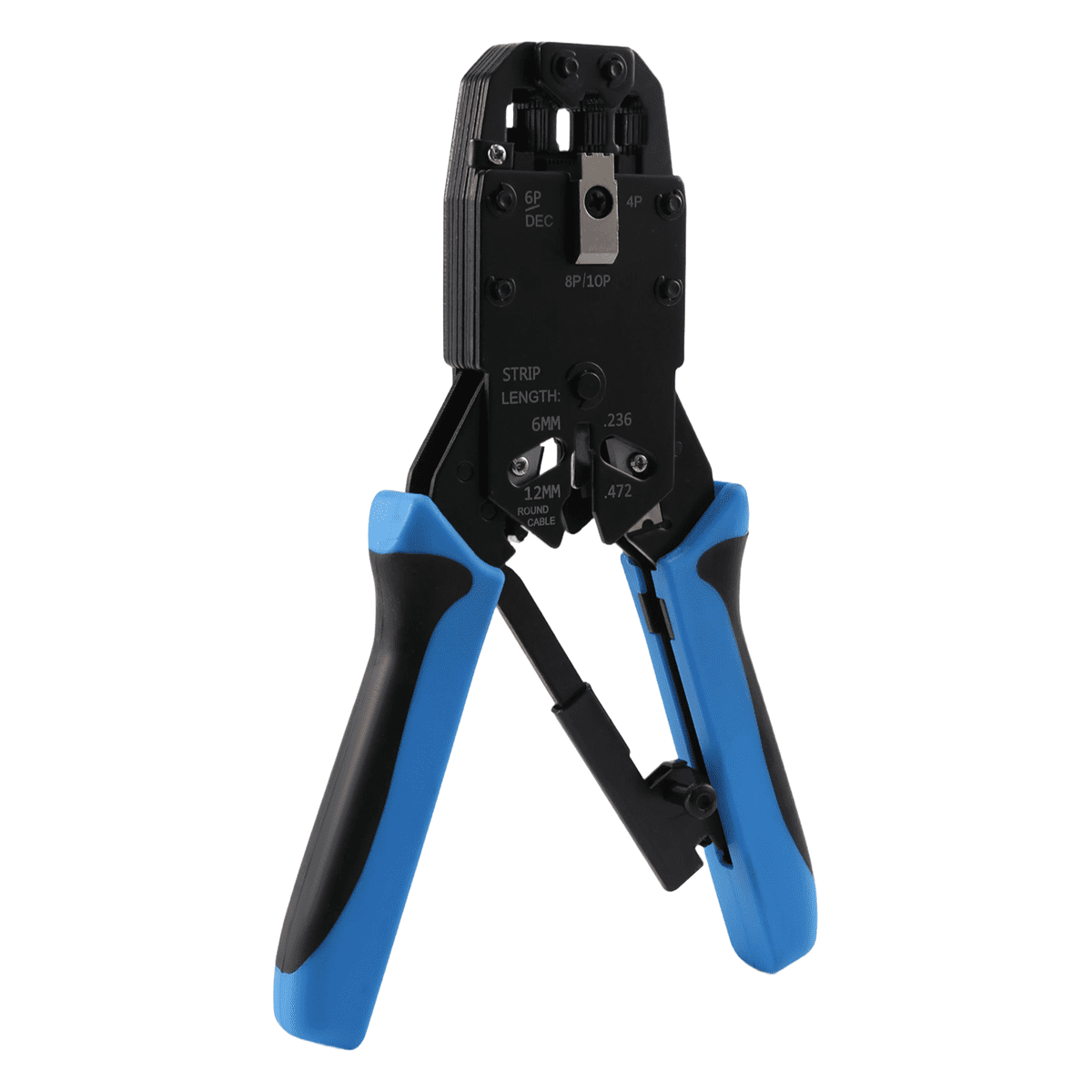 RJ45 Network Crimper 10P 8P 6P 4P Crimping Tools Stripper for RJ11 RJ12 ...
