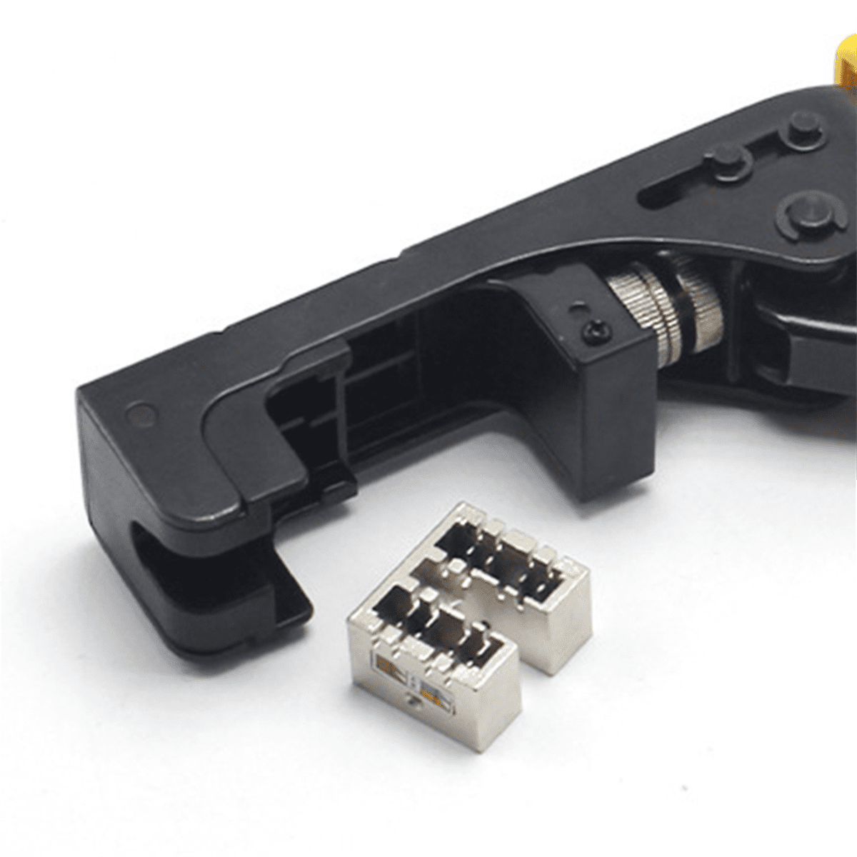 RJ45 Network Nodule Crimping Pliers with Hook 180° Network Cable Module