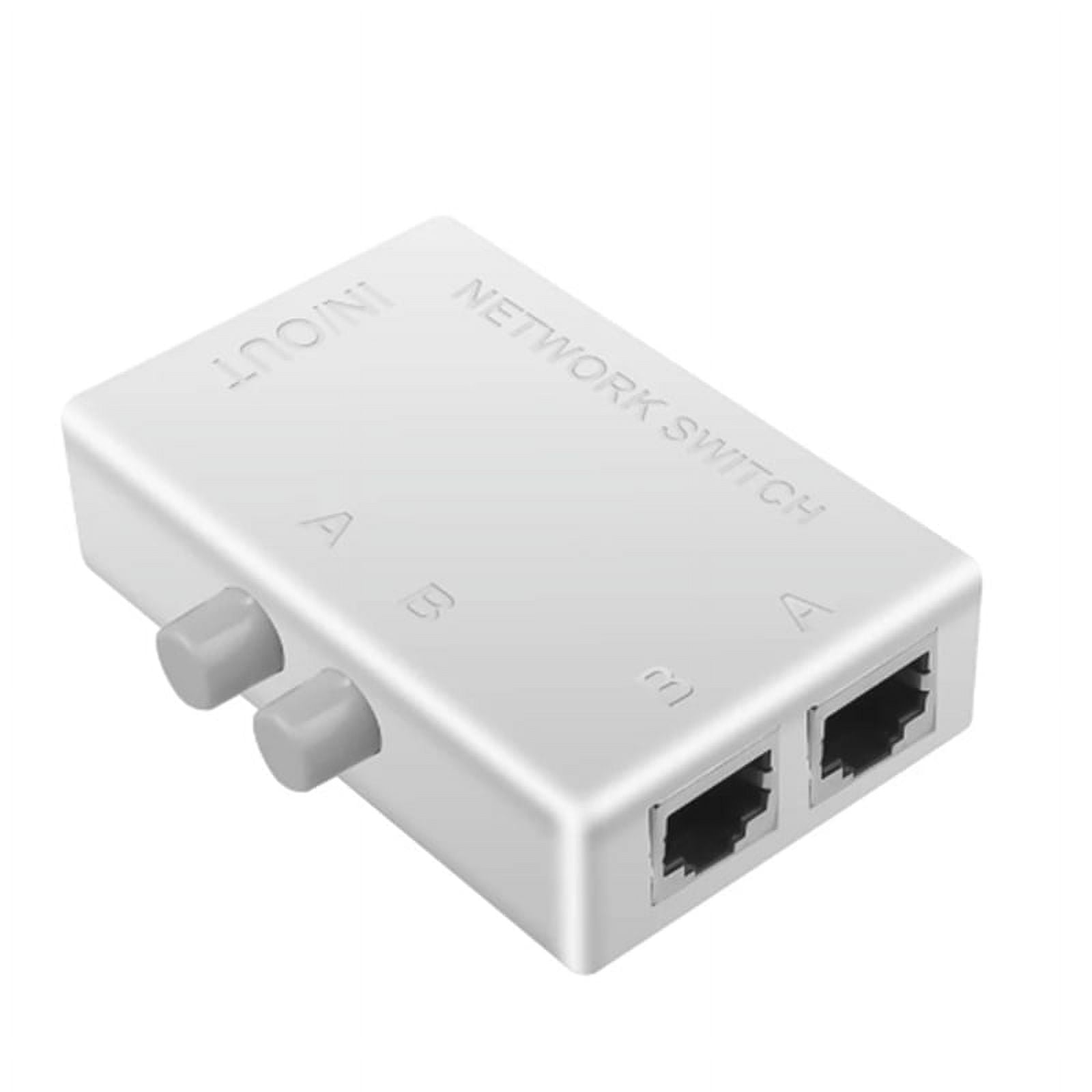 RJ45 Network Switch 2 Port LAN Ethernet Network Box Switcher RJ45 ...