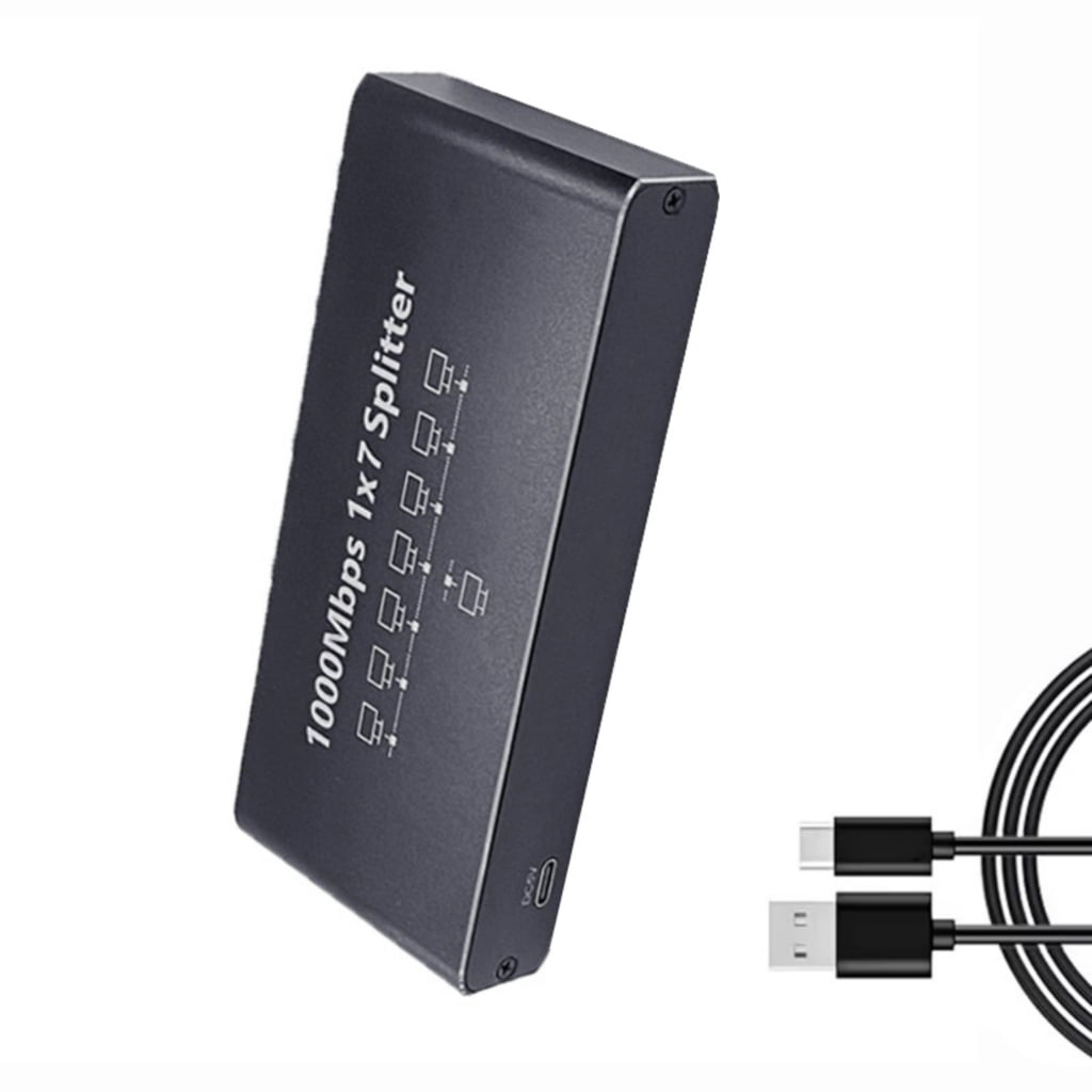 RJ45 Networking Splitter Adapters 1000Mbps Transmission USB Powereds ...