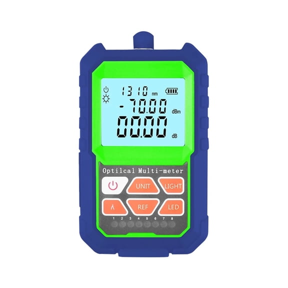 RJ45 Optical Light Source With LED Illuminat FTTH Optic Power Meter Equipments Fiber Tester SC/FC/ST Connector ,Portable