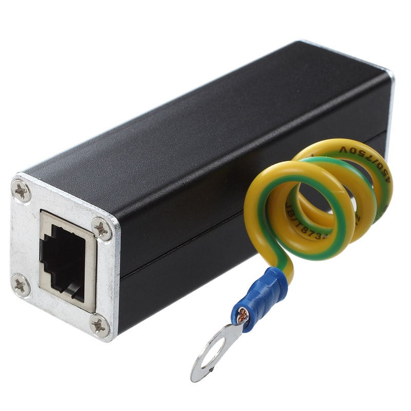 RJ45 Plug Network Surge Protector Arrester 100MHz