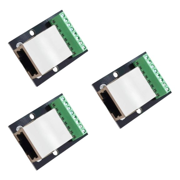 RJ45 Shielded Block Board 2.54mm Pitching Screw Connector Board For Networking Equipment Adapter