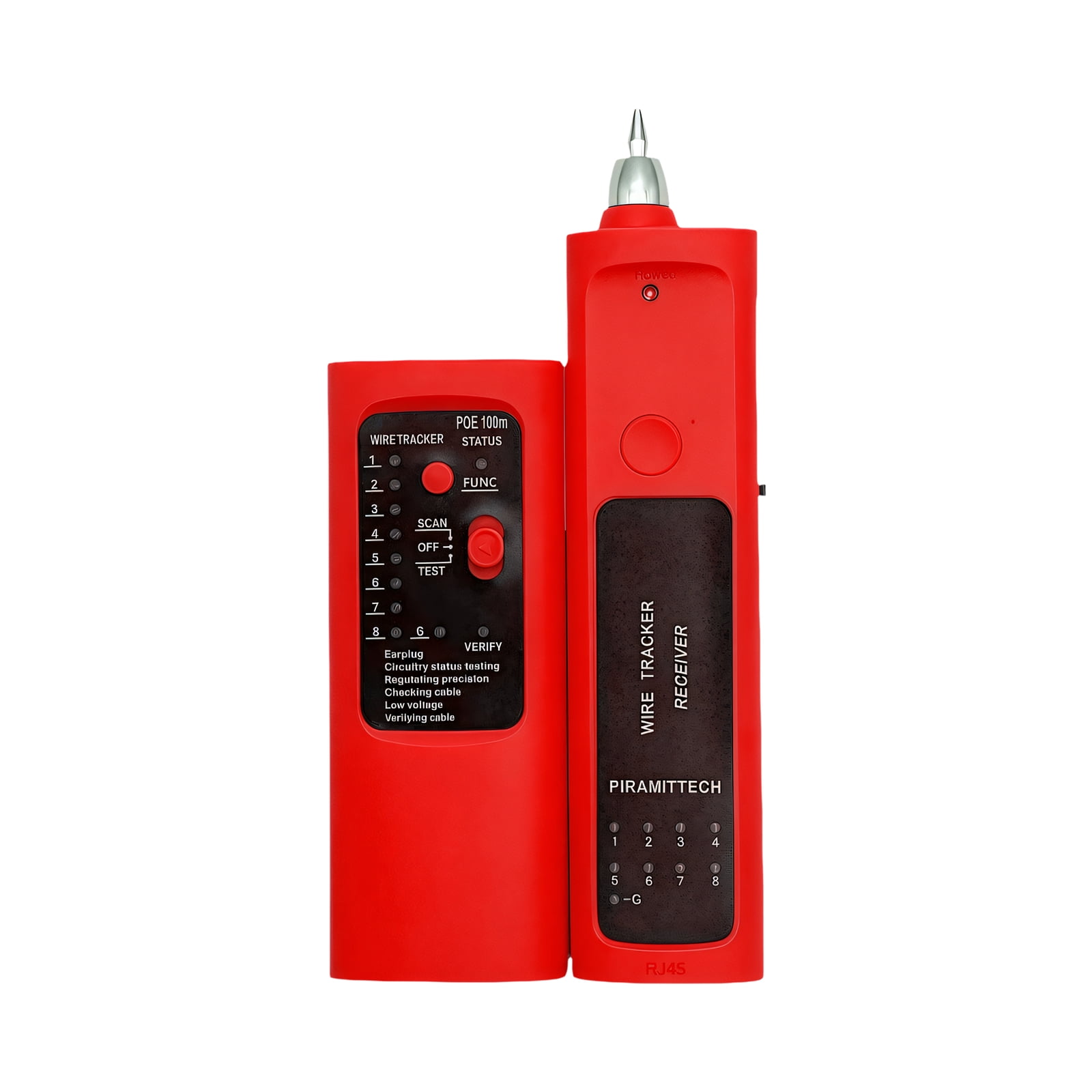 Progresive Digital Rj 45 Tester RJ45 Tester Intelligent Digital Cable Tracing Finder For Ethernet And ...