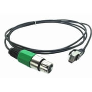 RJ45 male to Single XLR female Cable for AXIA - 6 feet