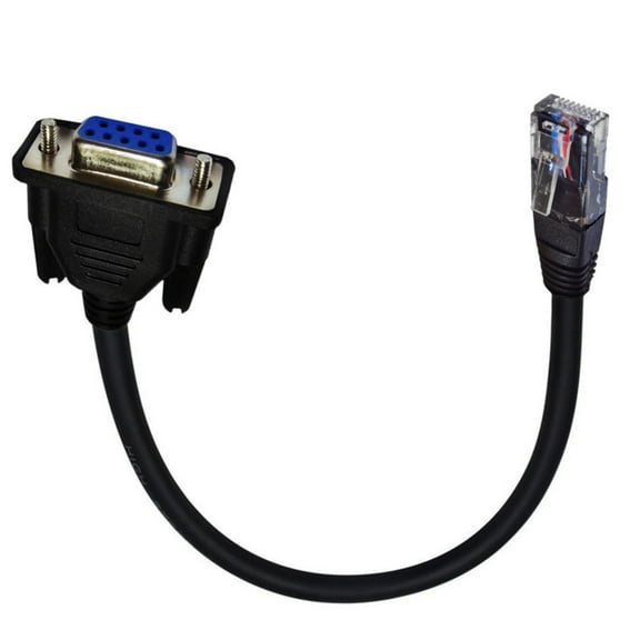 RJ45 to RS232, RJ45Serial Consoles Cable for Easy Networking Equipment Setups Switching Cable Plugs and Play