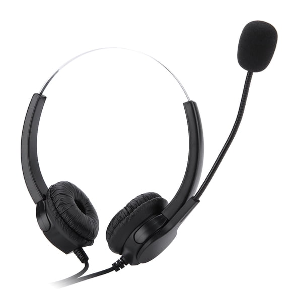RJ9 Headset For Call Centers, Comfortable Wear, Noise Isolation Adjustable Volume, 1.6m <span Style="background:red"></span>