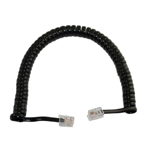 RJ9 RJ11 4P4C Phone Line With Spring Designing Stretchable Durability Cord For Home Or Office Clear Calls