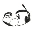 RJ9 Single Ear Headset Cell Phone Headset with Mic Mute Speaker Volume and 6 Speed Line Sequence