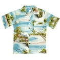 thumbnail image 1 of RJC Boys Paradise Island Surf Rayon Shirt Blue 4, 1 of 1