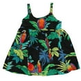 thumbnail image 1 of RJC Girls Jungle Parrot Bungee Dress Black 2T, 1 of 3