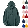 thumbnail image 1 of RJMDKXZ Mens Plus Size Hoodies Casual Fashion Loose Fit Pullover Oversized Hooded Drawstring Sweatshirt, 1 of 8