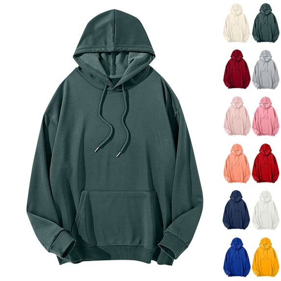 RJMDKXZ Mens Plus Size Hoodies Casual Fashion Loose Fit Pullover Oversized Hooded Drawstring Sweatshirt