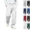 thumbnail image 1 of RJMDKXZ Mens Sweatpants Fleece Baggy Wide Leg Lounge Workout Pant Casual Elastic Waist Drawstring Opne Bottom Sweatpants for Men with 3 Pockets, 1 of 7