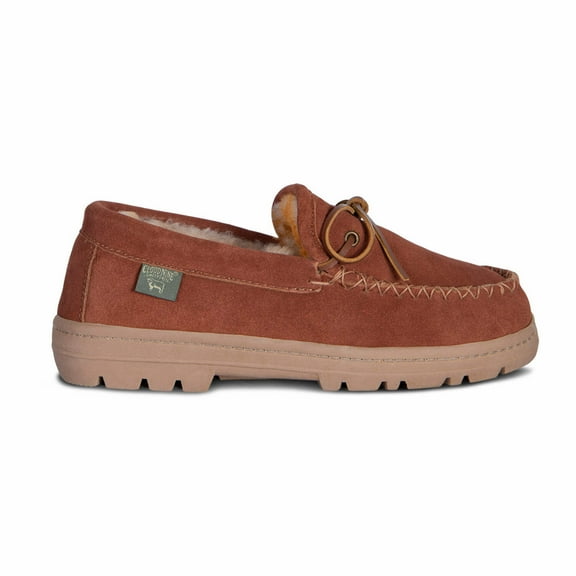 RJS-204-CHEST-12 Mens Trekker Moccasin, Chestnut - Size 12