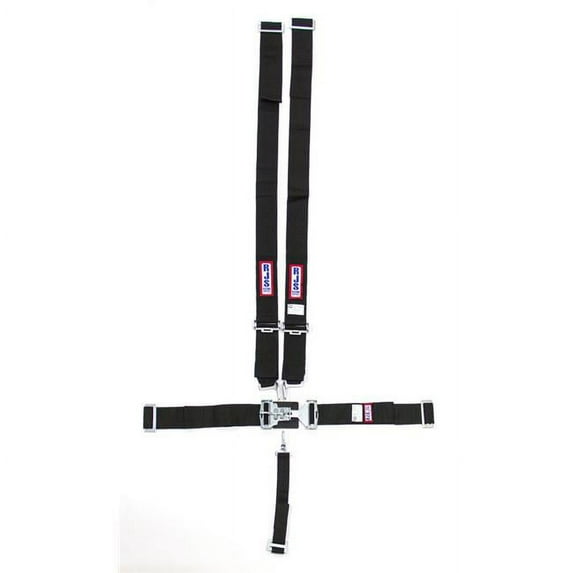 RJS Safety RJS1130401 5 Point Harness System - Complete Wrap - Black