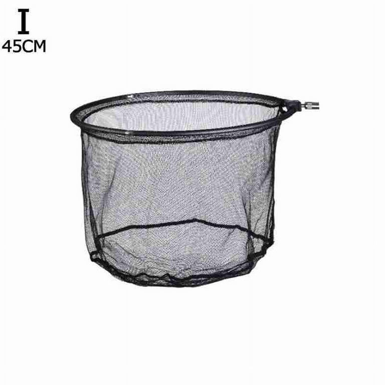 RJSQAQE Hot Carbon Fishing Net Fish Landing Hand Net Foldable Collapsible  Pole Telescopic Tackle Fishing Handle A0M6
