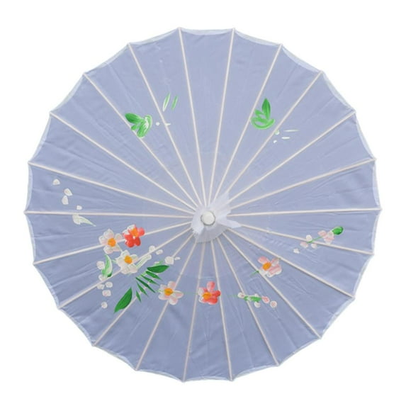 RJSQAQE Oiled Paper Umbrella,Vintage Hand Painted Oil Paper Parasol Umbrella,Japanese Decorative Hanging Umbrella,Chinese Dance Umbrella,Paper Parasol for Parties Costumes A9J1