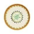 thumbnail image 1 of RJSQAQE Round Rattan Serving Tray with Mother of Pearl Inlay,Hand Woven Decorative Eating Tray with Wood Base,Decorative Wicker Baskets Woven Serving Tray for Coffee Table, 1 of 10