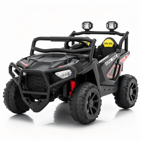 RJV 24V 2-Seater Ride-On UTV Electric Buggy Large Off-Road with Searchlights 1-Count