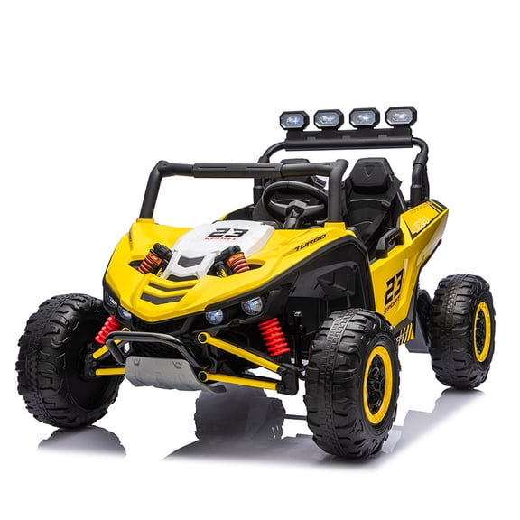 RJV Electric Ride-On UTV 4x4 2-Seater Buggy 24V 800W Motors Remote Control Bluetooth Yellow