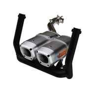 RJWC APX Dual Slip-On Exhaust with Bumper For Can-Am Outlander 500/700 2023-2024
