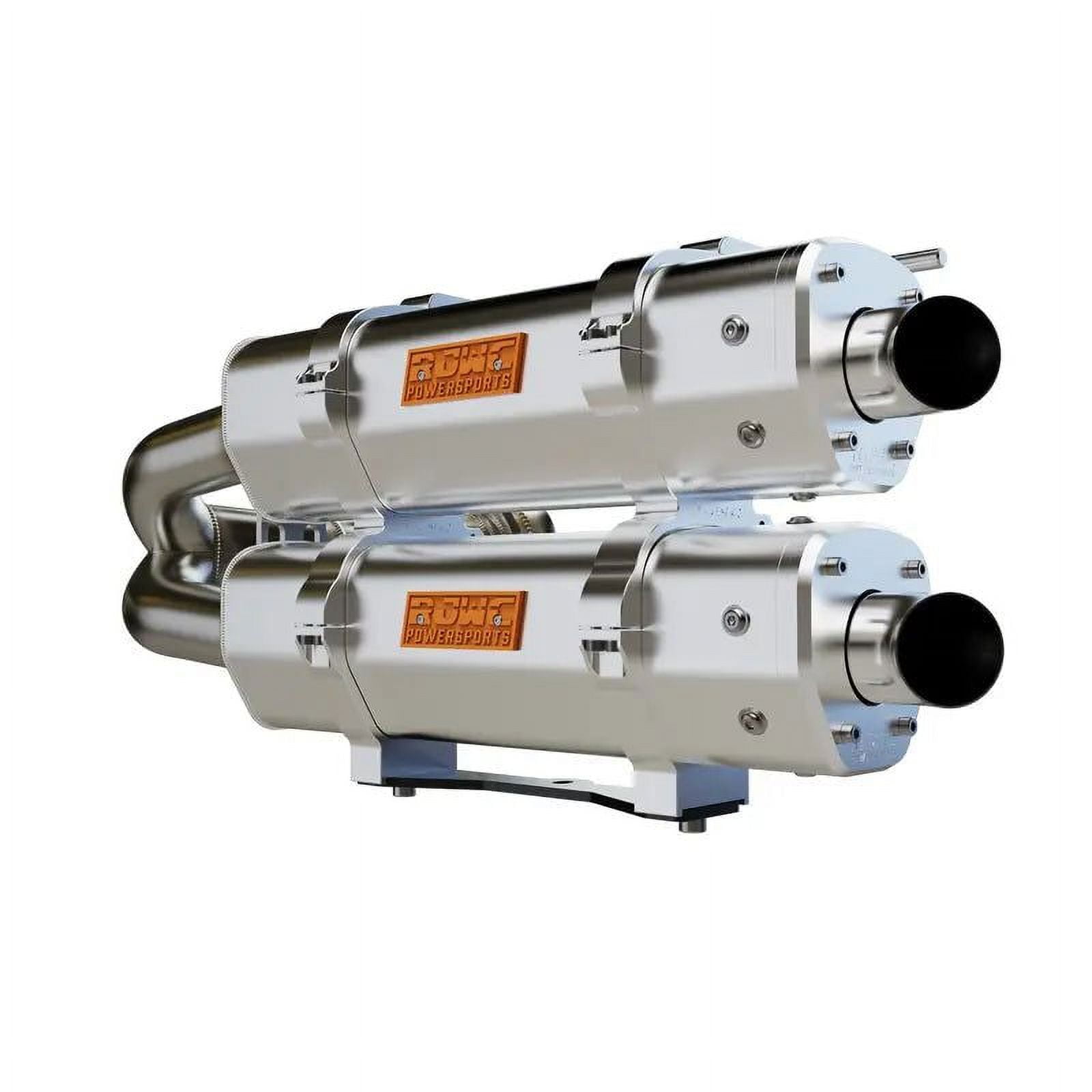 RJWC Dual Stacked Slip-On APX Exhaust For Segway Villain