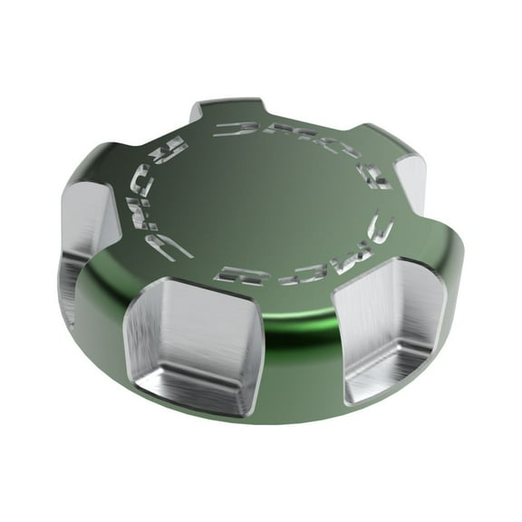RJWC Green Krossflow Billet Aluminum Gas Cap 2.0 For Can Am Outlander & Renegade + Polaris Sportsman & Scrambler + RZR