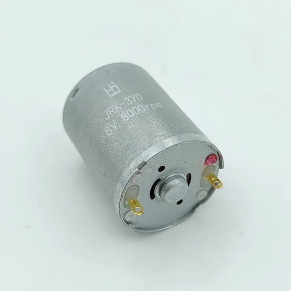 RK-370 DC 3V 5V 6V 9V 12V 12500RPM High Speed Mini 24mm Round Electric Motor Knurled Shaft DIY Hobby Toy Model
