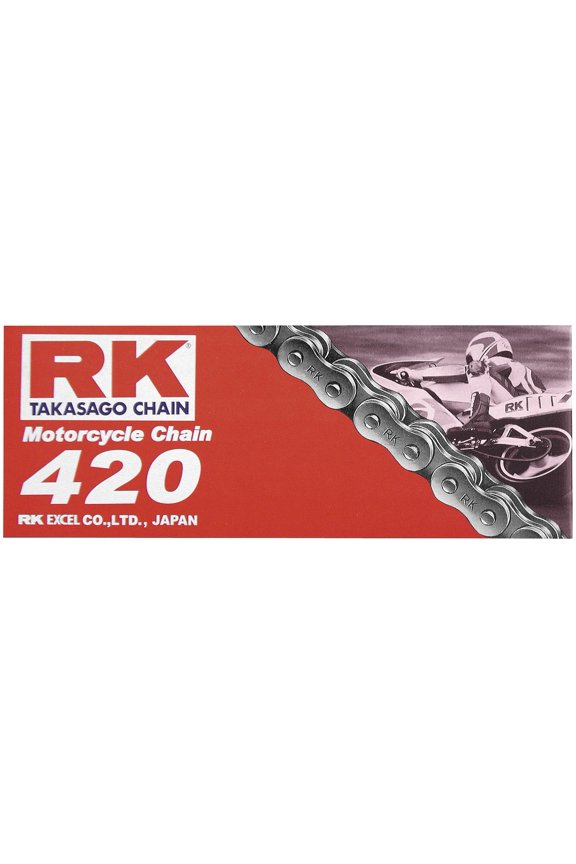 RK 420-138 420 M Standard Chain - 138 Links (Natural)