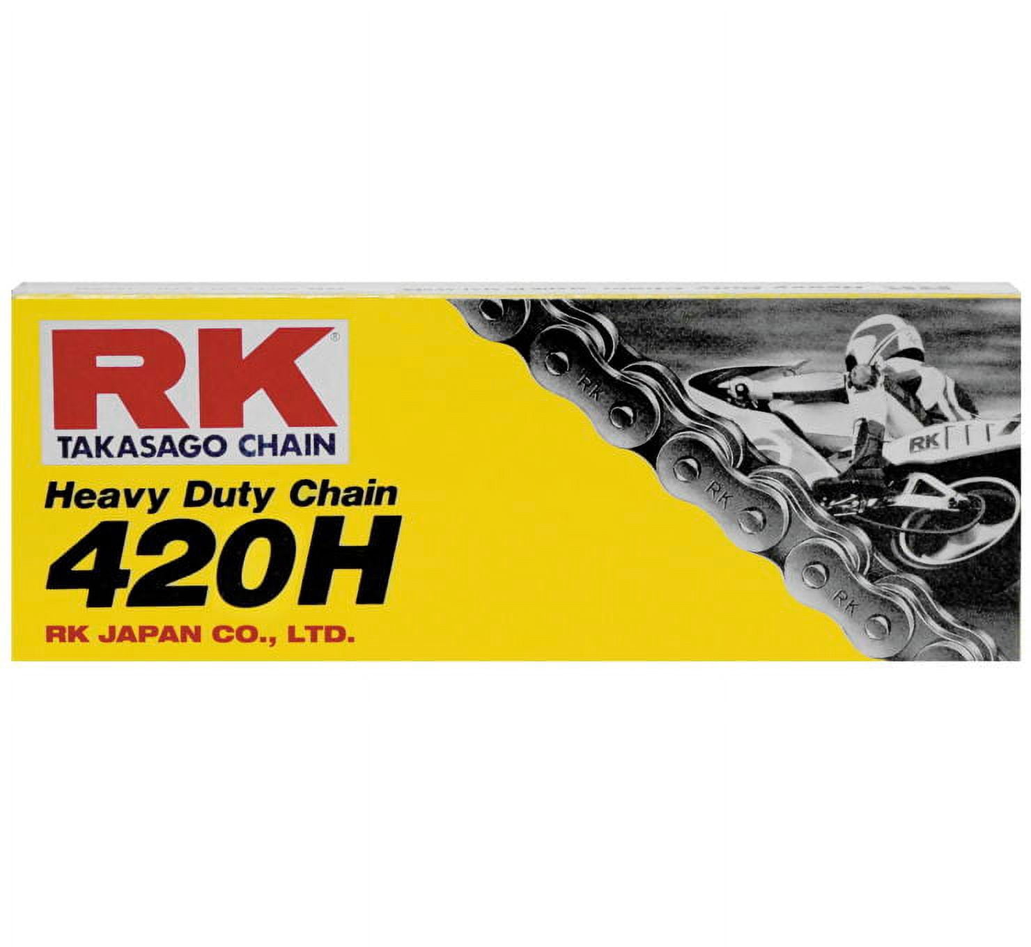 Partzilla 420 Rk Chain RK 420H-130 420H RK-M Heavy-Duty Chain - 130 Links - Natural - Walmart.com