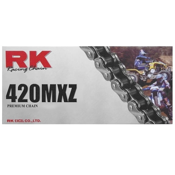 RK 420MXZ Natural Heavy-Duty Chain 100 links for ATV/UTV