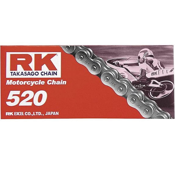 RK 520 RK-M Natural Standard Chain 100 links for ATV/UTV