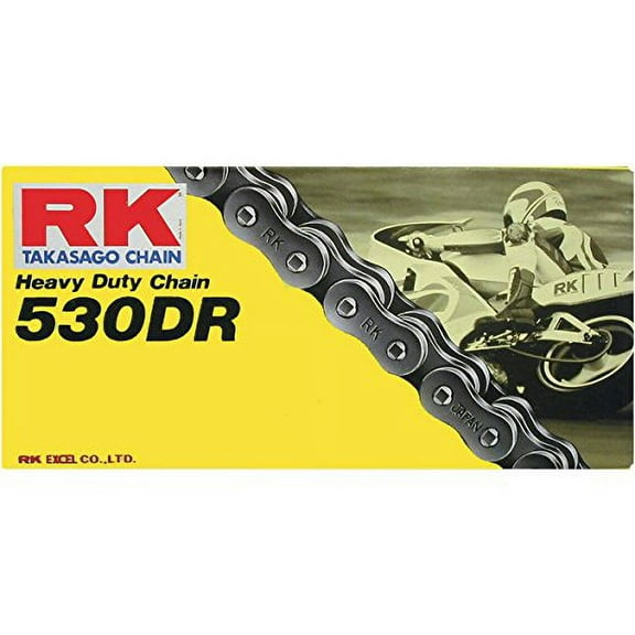 RK 530DR Heavy Duty Non-O-Ring Drag Race Motorcycle Chain - 150 Link