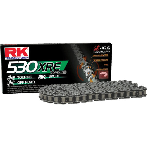 RK 530XRE XW-Ring Natural Chain 122 Links (530XRE-122)