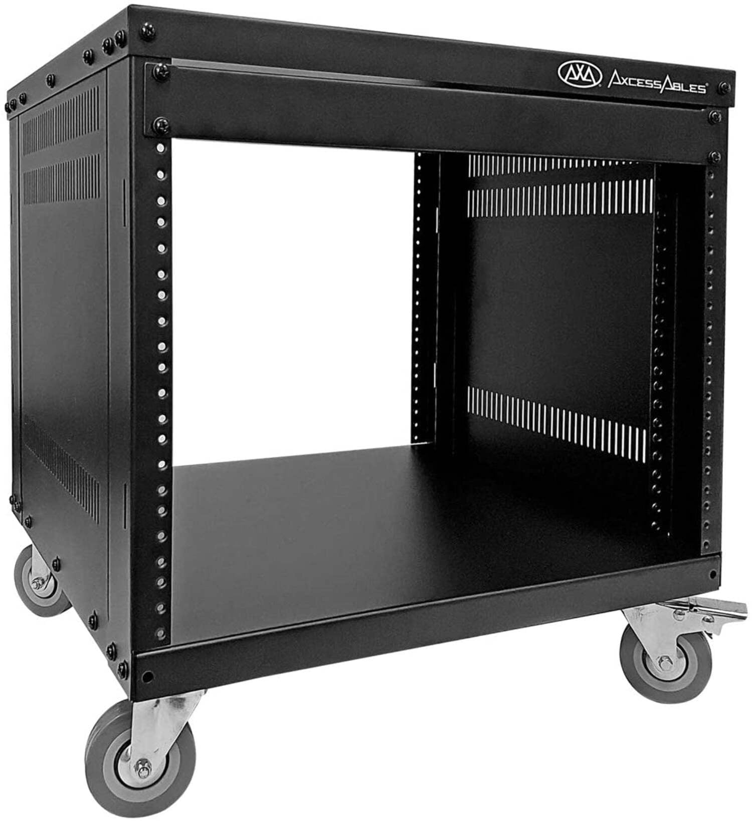 RK 8U Rack-Mount Cabinet Case with Caster Wheels | Compatible with US ...