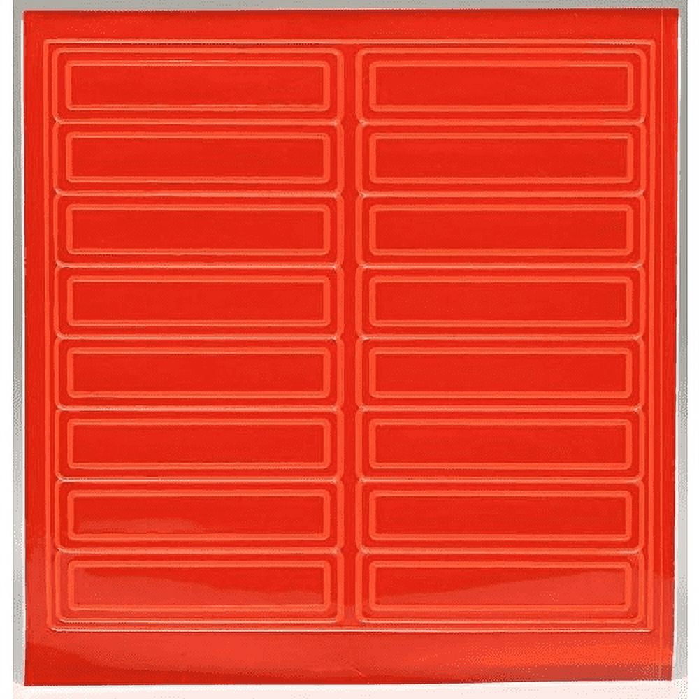 RK Adhesive Vinyl Retro-Reflective Hard Hat/Helmet Sticker (Pack of 16) - Fluorescent Orange