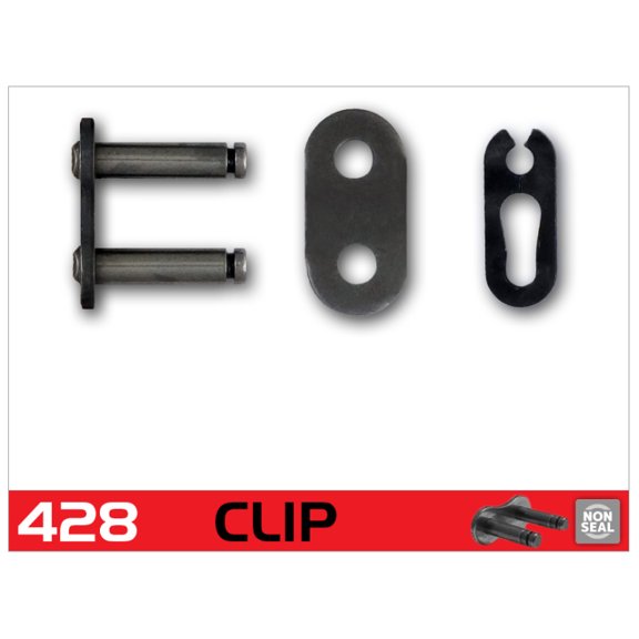 RK Chain 428 Clip Link - Natural