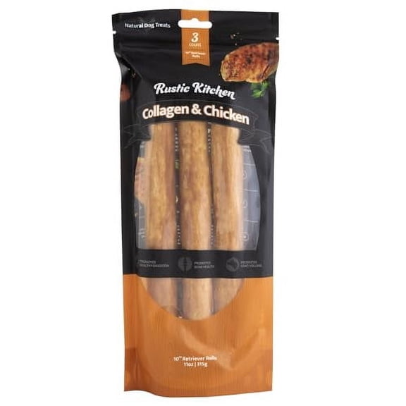 RK Collagen Retriever Roll (Chicken Flavored) 10" - 3ct