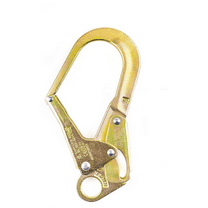 4 Pack 3/8" G100 Clevis Self-Locking Hook, Blue Alloy Steel, 8,800 Lbs